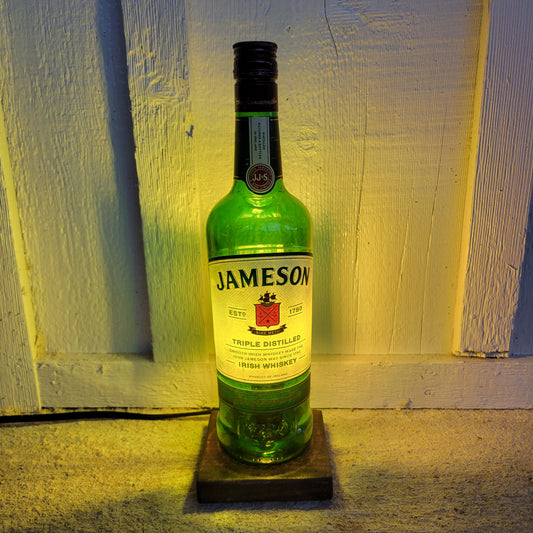 Jameson whiskey bottle lamp